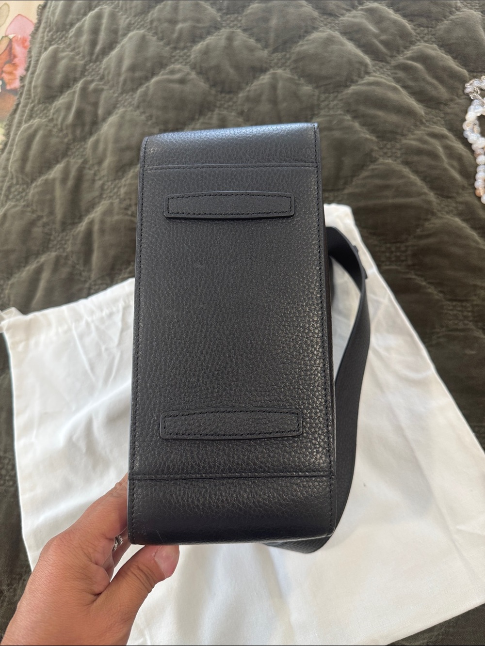 The Horse Black Pebbled Leather Bag - Picture 5 of 6